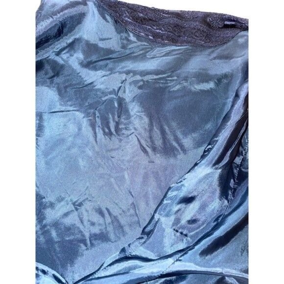 Vintage Denise Hajjar Boston Blue Jacquard Sleeveless Sheath Dress Size 6 - Picture 7 of 7